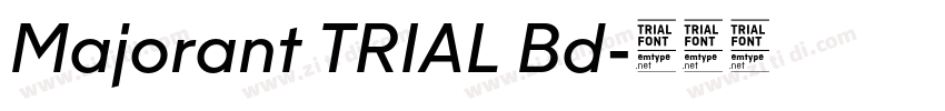 Majorant TRIAL Bd字体转换